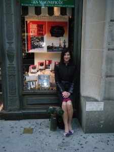 Deirdre at Rizzoli bookstore in New York with Paris Times Eight